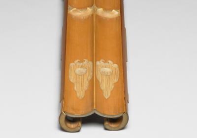 图片[3]-Carved bamboo brush rest with ruyi decoration, Qing dynasty (1644-1911)-China Archive